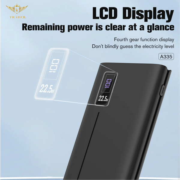 Aspor A335 Power Bank with LCD Digital Display Original 10000mAh