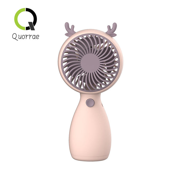 Quorrae Table Fan with Hanging Rope Mini Pocket Fan