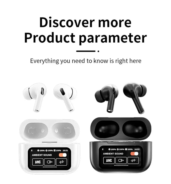 AIRPODS   Touch Screen ANC/ENC Noise Reduction